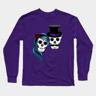 Sugar Skull Lovers Long Sleeve T-Shirt